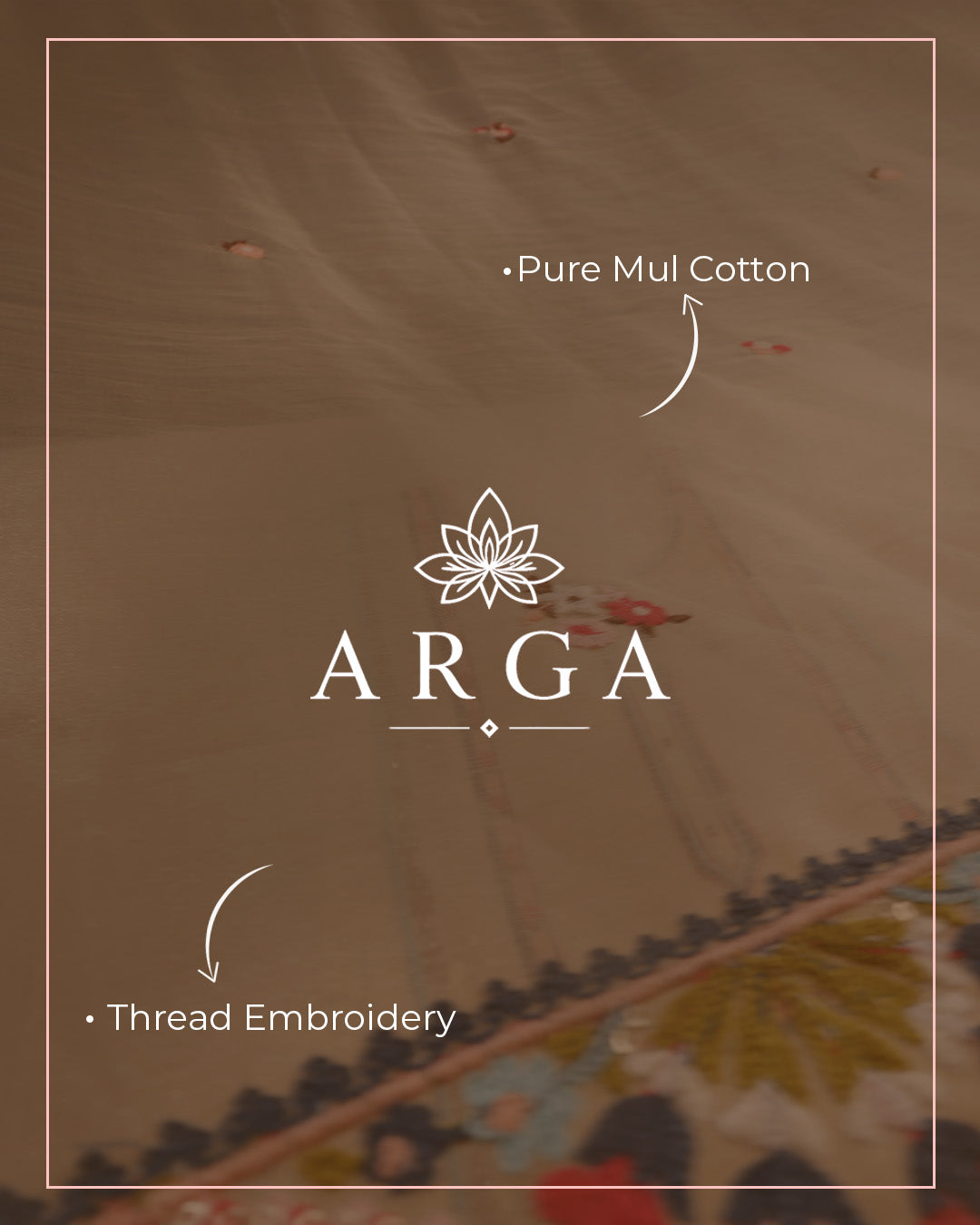 Gulbahar Pure Mul Cotton Ensemble