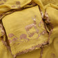 ARGA Mrigaya Pure Mul Chanderi 3-Piece Unstitched Suit Set