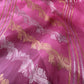 Rani Gulab Banarasi Monga Silk Saree