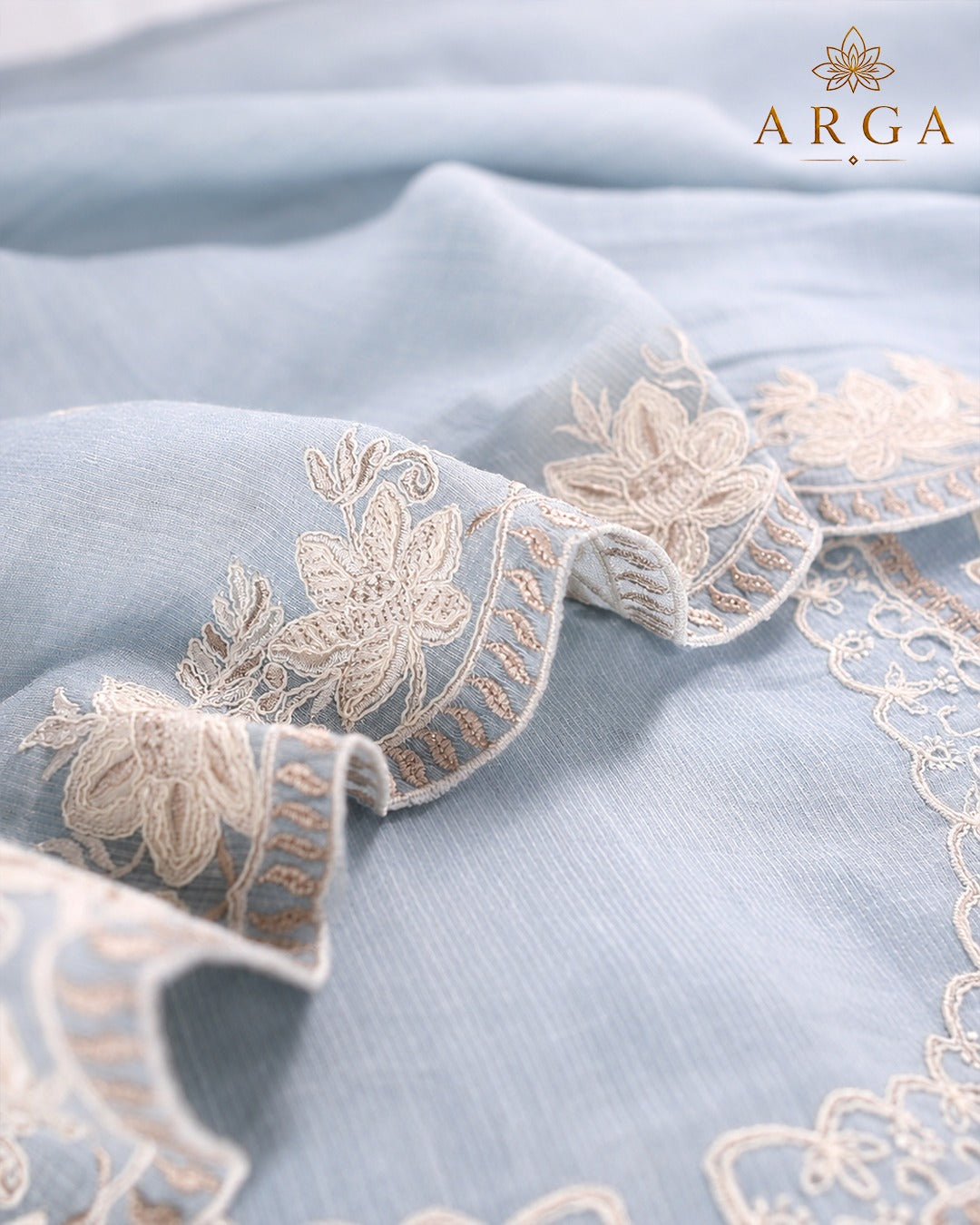 Aarohi Pure Mul Chanderi Ensemble
