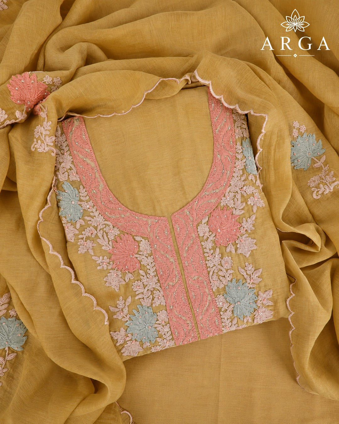Noor Pure Mul Chanderi Ensemble