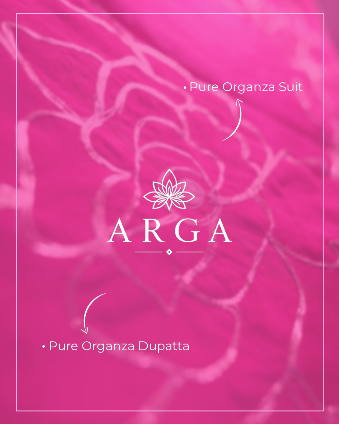 Gulnaar Pure Organza Ensemble