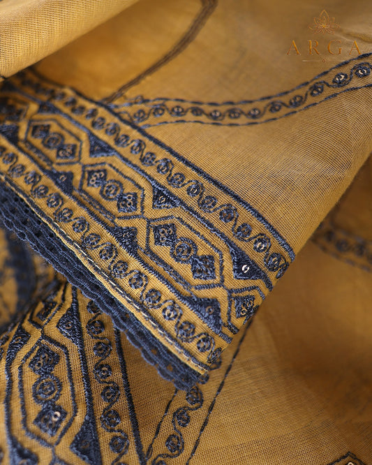 Meher Chanderi Embroidered Ensemble