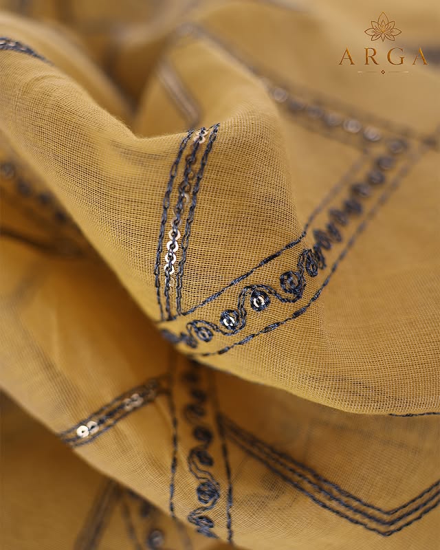 Meher Chanderi Embroidered Ensemble
